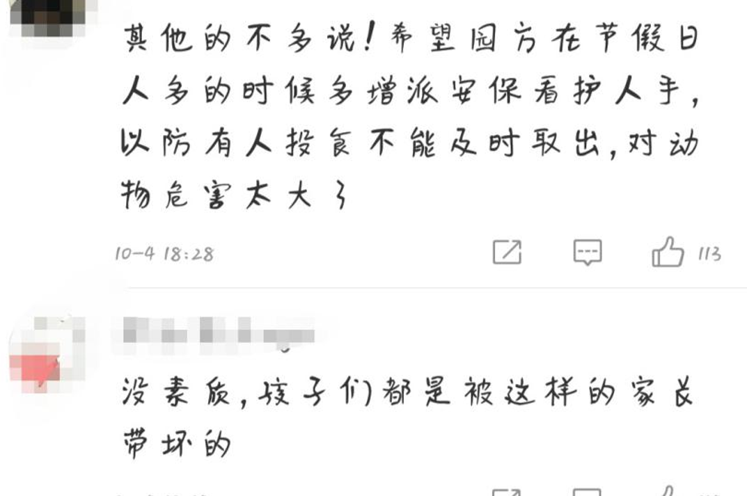 给河马喂塑料袋