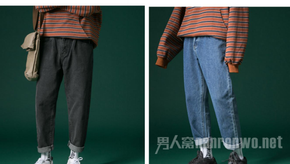 百搭直筒牛仔裤