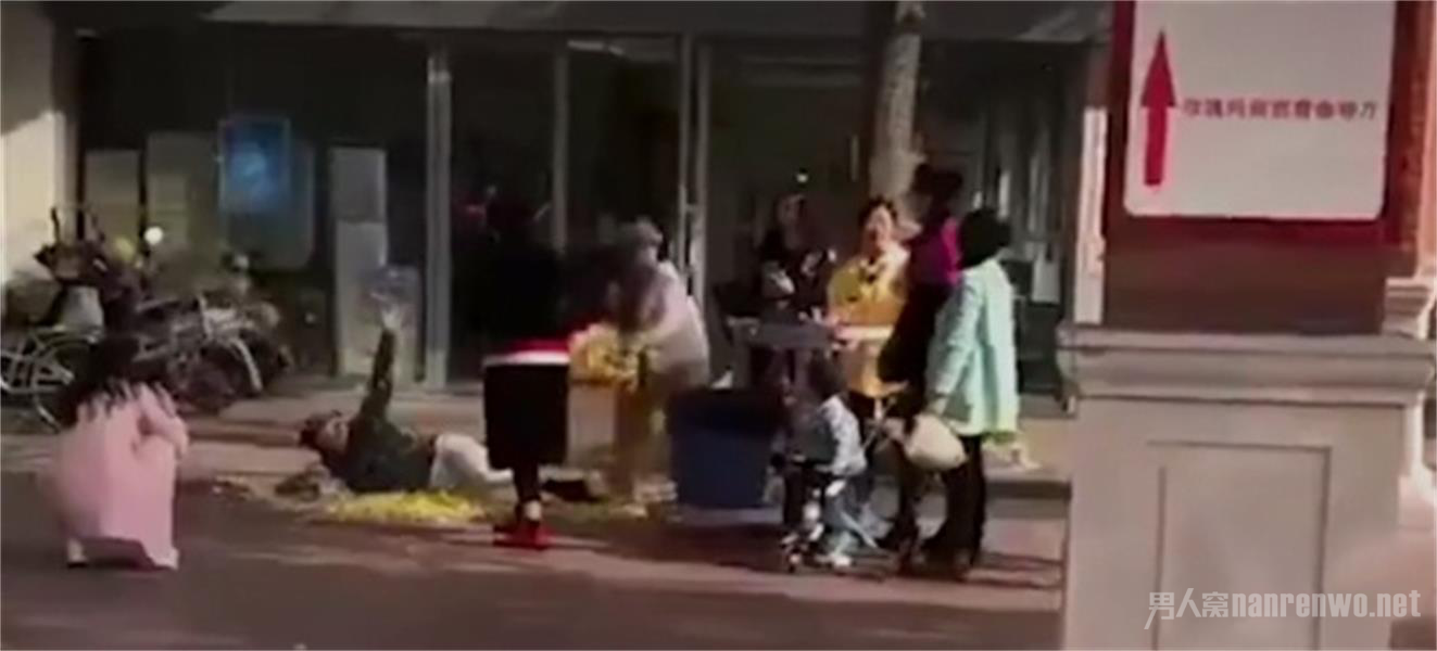抛洒银杏叶拍照