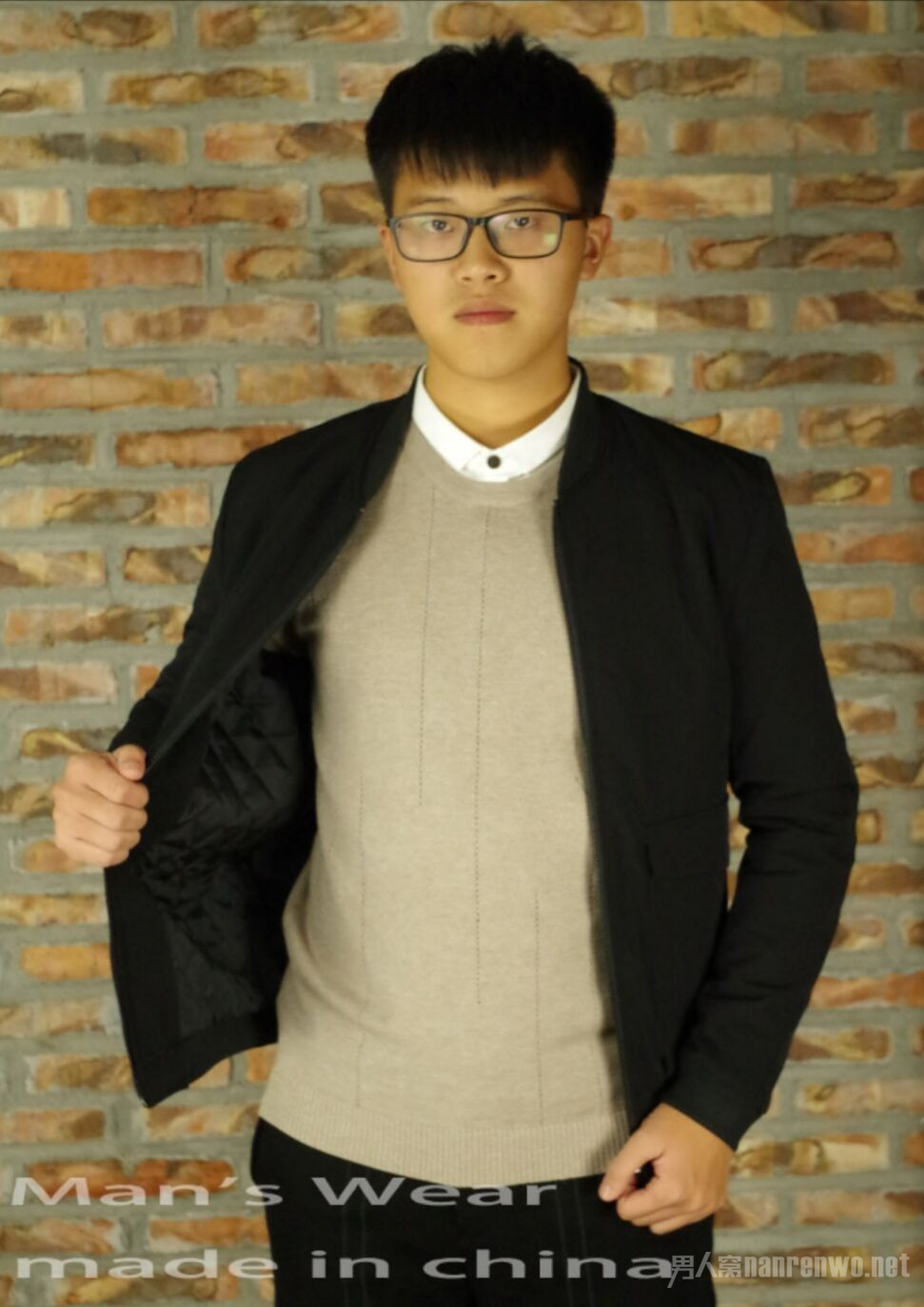 短款修身棉服