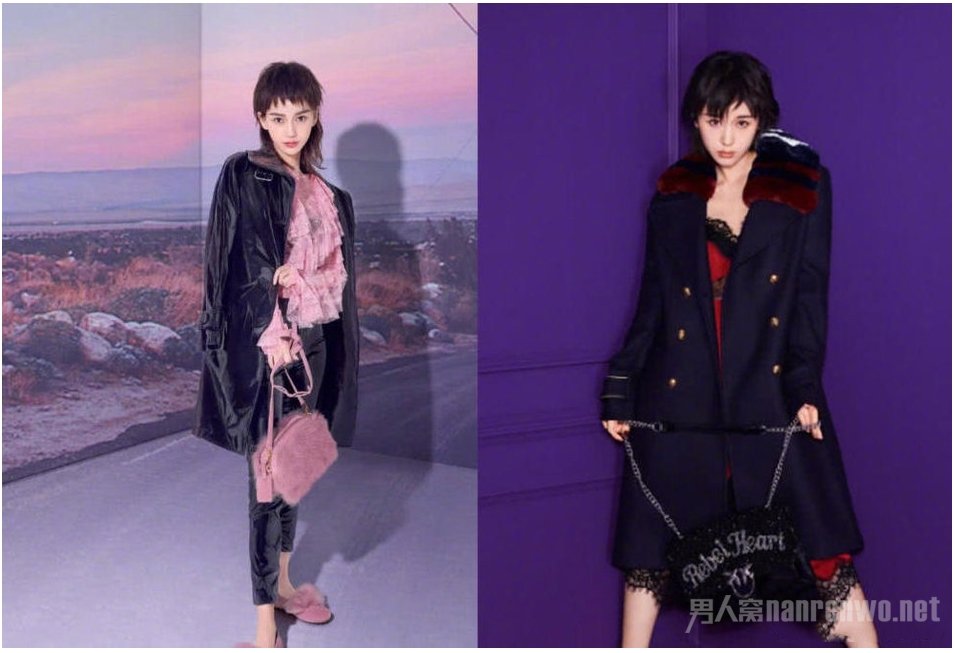Angelababy撞脸王子文