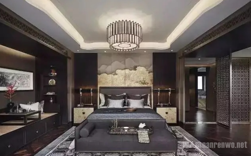 新中式背景墙