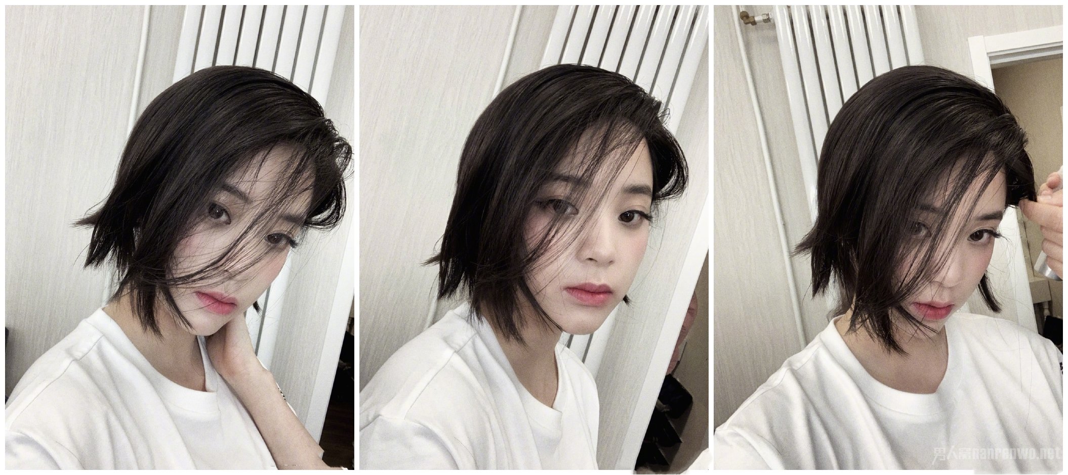 欧阳娜娜短发什么样子?