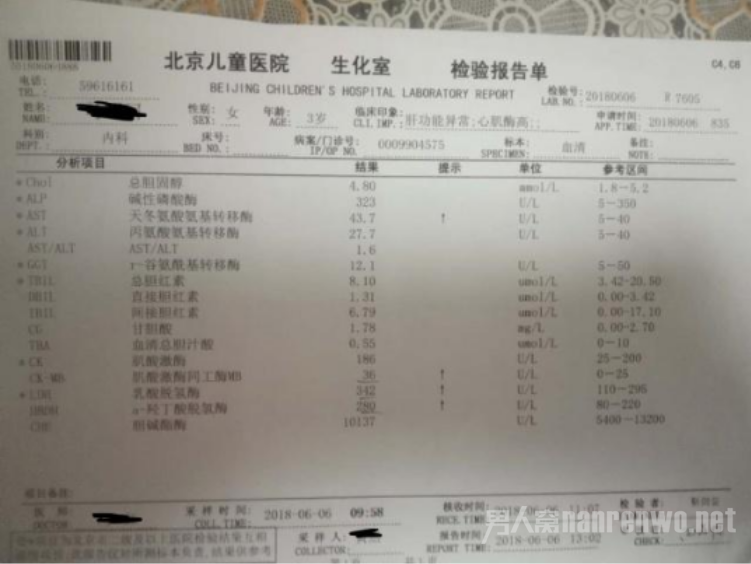 无极限被疑致女童心肌损害