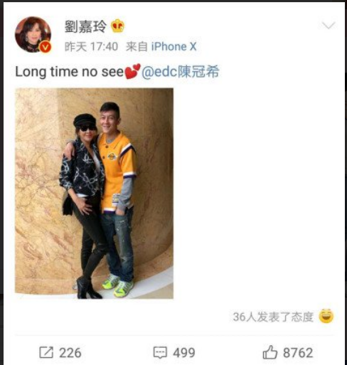 刘嘉玲,陈冠希