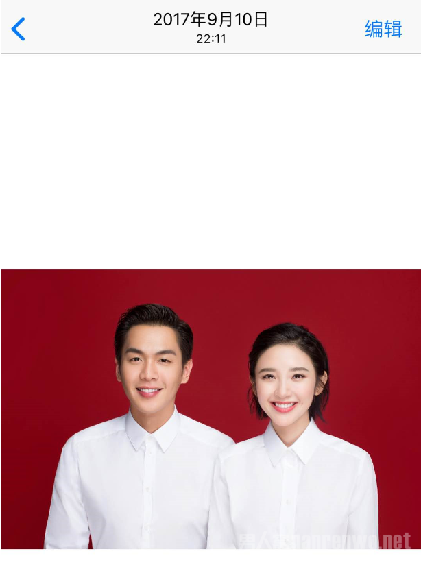 结婚证件照