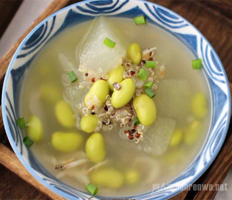 冬瓜黄豆虾皮汤