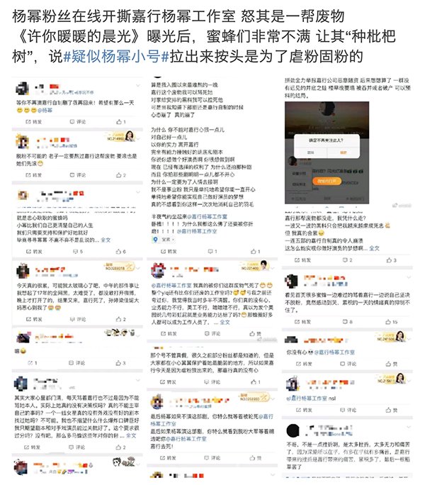 杨幂粉丝撕嘉行