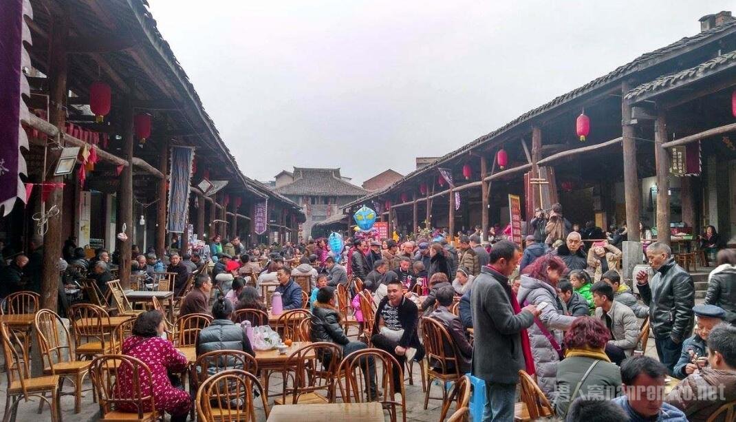 拥堵的景区