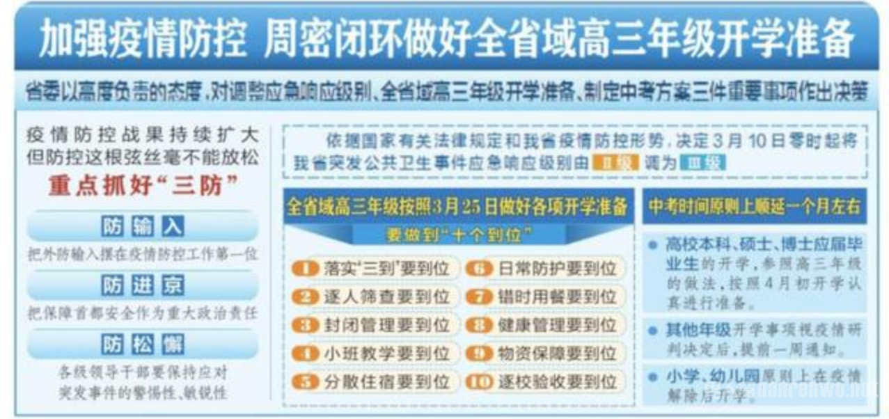 青海省人民政府发布的通告也明确了部分学校的开学时间
