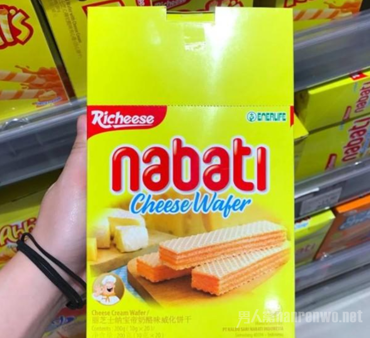 纳宝帝奶酪威化饼干