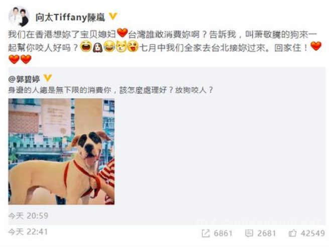 向太微博